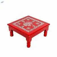 Wooden Pooja Chawki