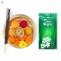 Royal Mogra Incense Zipper Pouch