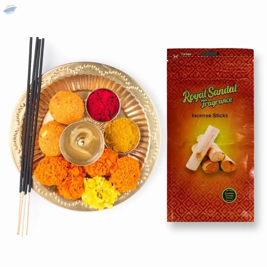 Royal Chandan Incense Zipper Pouch