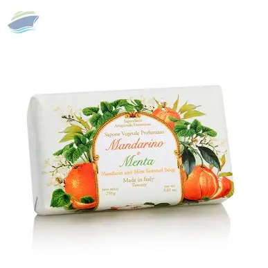 100% Vegetable Mandarin & Mint Soap