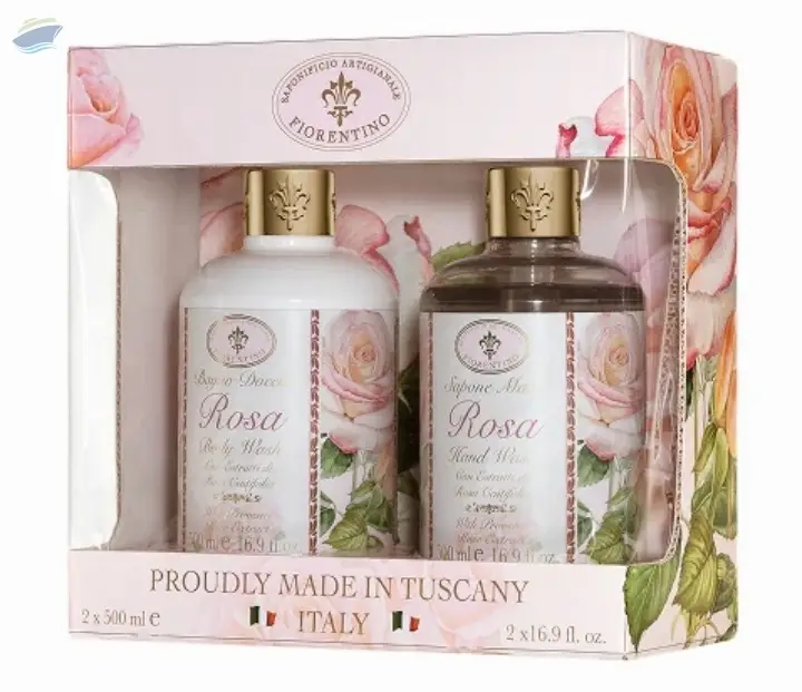 Set Rose Liquid Soap & Body Wash