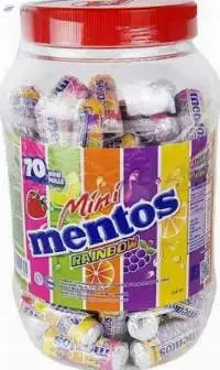 Mentos Mini Roll Jar 12 Jar X 70 Roll X 10 Gr