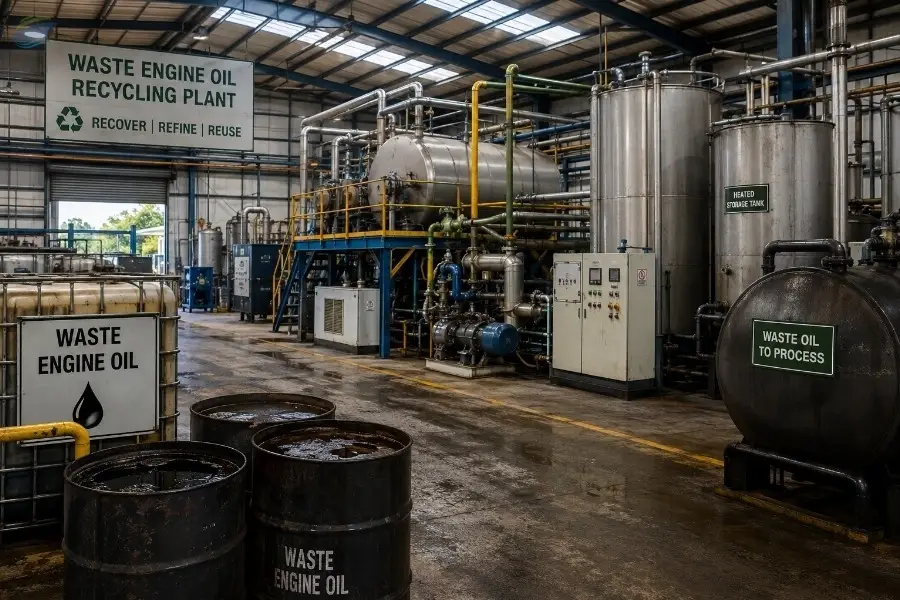 Raw/Industrial Grade Waste Engine Oil