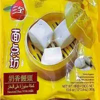 Soft, Fluffy Steamed Bun With Milk