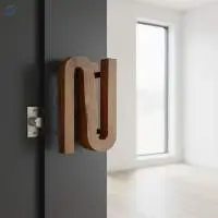 Wooden Pull Handle The Wave