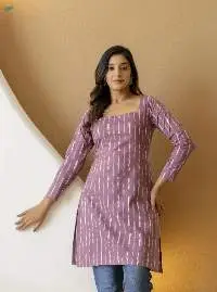 Mohini Dusty Mauve Back Tie-Up Corset Kurti
