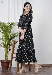 Avira Black Belted Anarkali Kurti