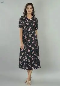 Aurelia Black Floral Maxi Dress