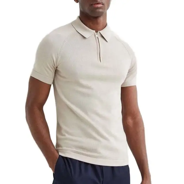 New Style Men's Polyester/Cotton Slim Fit Solid