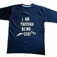 Custom Printed Crew Neck Bamboo/Cotton T-Shirt 