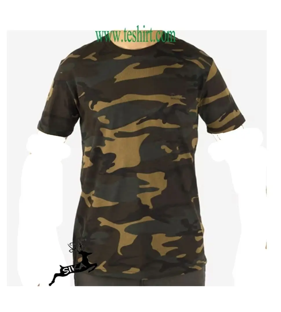 Custom Performance Camouflage T-Shirt Men Quick