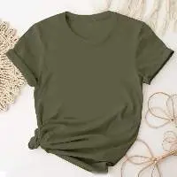 White Cotton T-shirt for Men Wholesale 