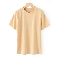 Mens Mixed Color 100% Cotton Knitted T-shirt