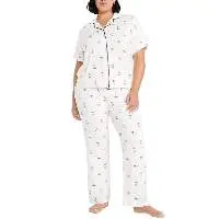 Stylish Women's Bamboo Pajamas Soft Two-Piece 