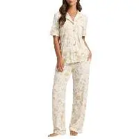 Bamboo Knitted Floral Paisley Elegant Women's