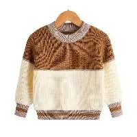 Premium Cotton Knitted O-Neck Sweater Kids Boys