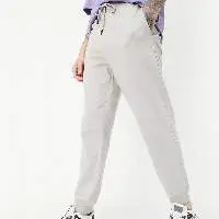 Men Lightweight Canvas Casual Jogger Track Pants