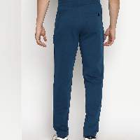 Men Canvas Track Pants Casual Side Stripe Cotton