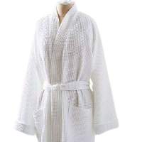 Women's Spa Bathrobe Elegant V-Neck Drawstring