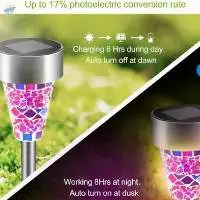 Flower-shaped Lights Metal Solar Light