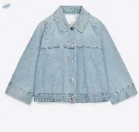 Trf Denim Cape Jacket