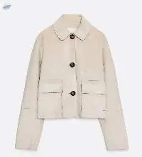 Short Faux Suede Jacket