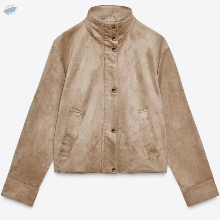 Faux Suede Jacket