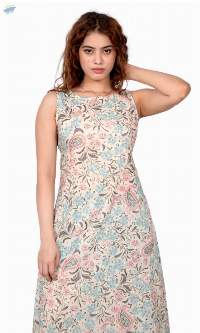 Indigo Paisley Halter Maxi Dress