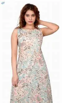 Indigo Paisley Halter Maxi Dress