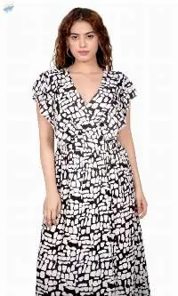 Zigzag Pastel Maxi Dress