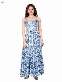 Black-Beige Zebra Smocked Maxi Dress