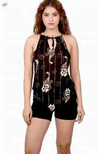 Boho Print Halter Top