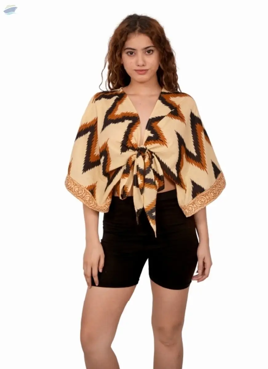 Off-Shoulder Zebra Crop Top