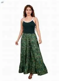 Emerald Geometric Fitted Palazzo