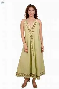 Sage Green Halter Maxi Dress