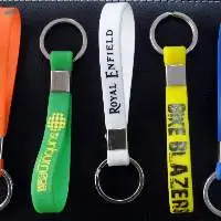 12mm Silicon Keychain Printed