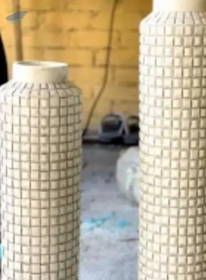 OG-09 Vases with Wave/Scallop Pattern