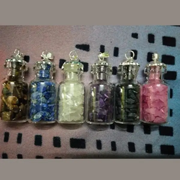 Gem Bottles With Metal Cap (BG158RH)