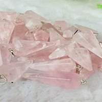 PK217 (Pendant Rose Quartz Faceted Point CP)