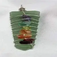 PK229 (Pendants Green Aventurine With Chakra)