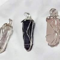 PK230 (Pendants 'Natural' Wire Wrapped NZ)