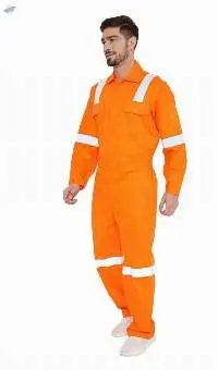 Orange Fire Retardant Coverall