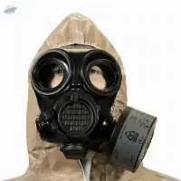 Brown Cotton Safety Suit