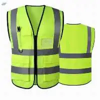 M Size Polyester Reflective Safety Vest