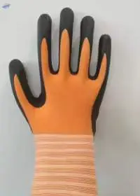Orange Foam Nitrile Coated Work Gloves