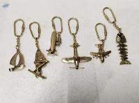 Brass Key Ring - Nautical