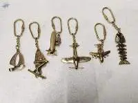 Brass Key Ring - Nautical