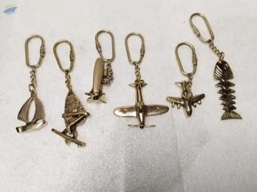 Brass Key Ring - Nautical