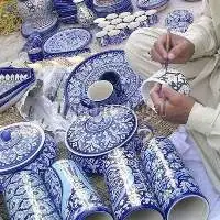 Traditional Glazed Ceramic Dining Set