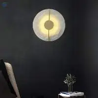 Marble And Brass Wall Light - Gmarb Design